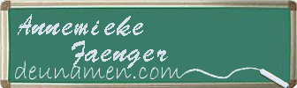 Annemieke Faenger Visitenkarte